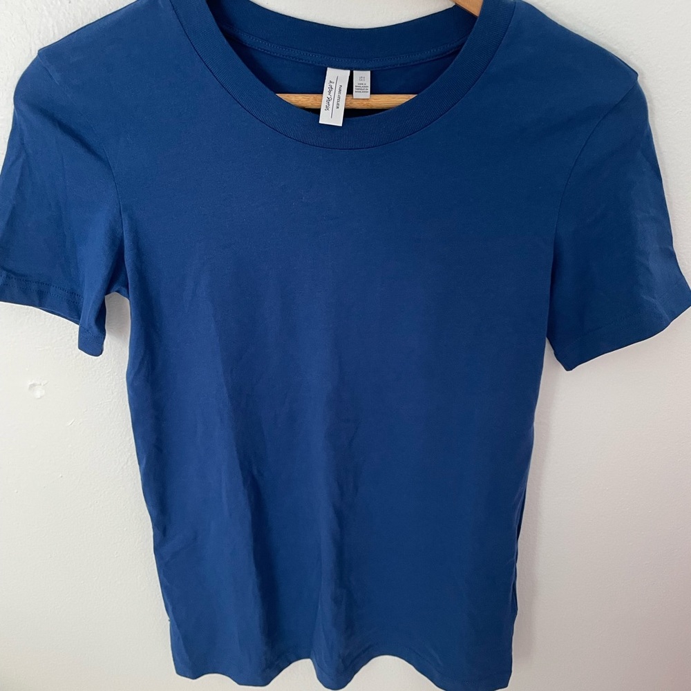 & Other Stories Cobalt Blue T Shirt